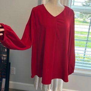 Red never worn top